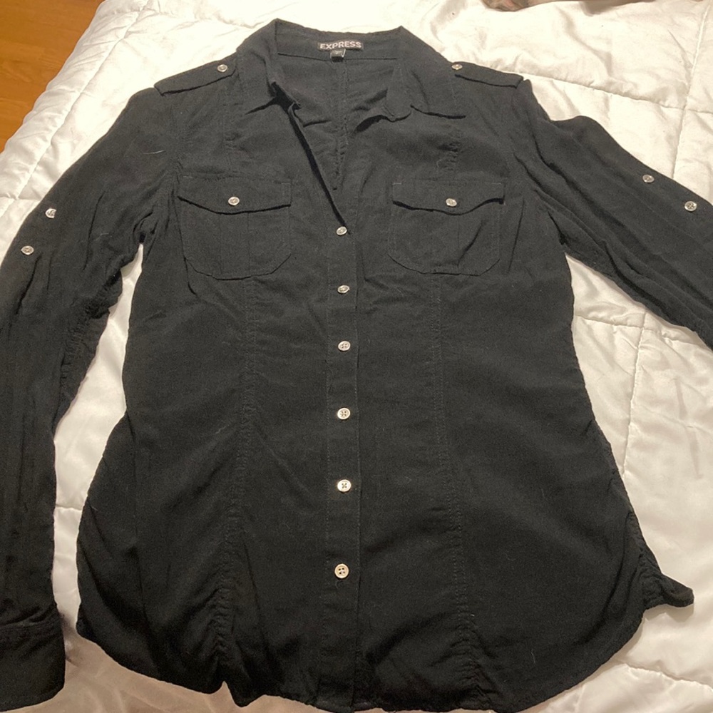Black Express dress shirt size small